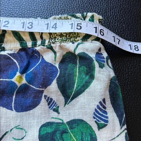 🌴Anthropologie Floral Wide-Leg Pants in Blue, Green, Pink - Picture 14 of 16